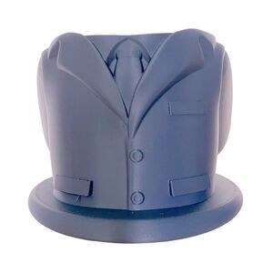 Navy Suit Jacket & Tie Planter - Sophisticated Sustainable Gift for Professional